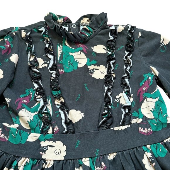 Raspberry Republic Organic Dragon Dress Sz 5-7Y - Picture 3 of 7